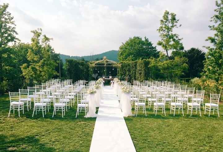 Cerimonia all'aperto 