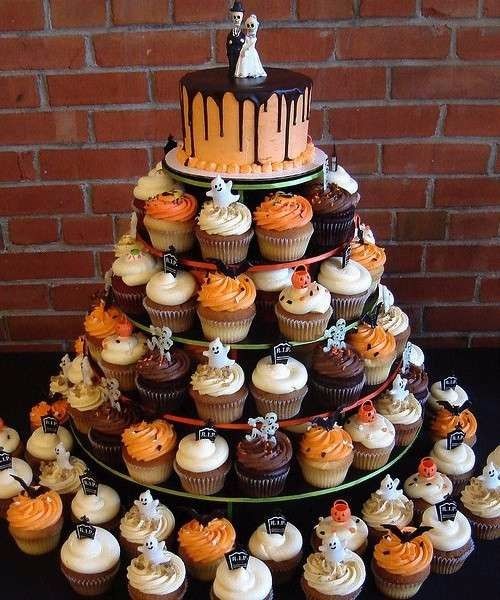 Torta con cupcakes 