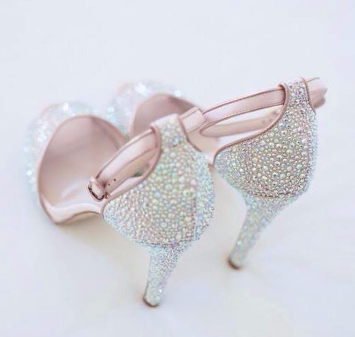 Scarpe con brillantini