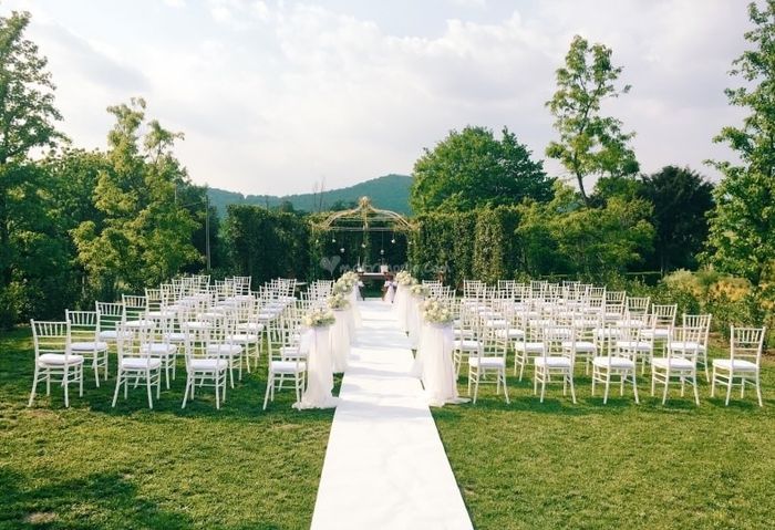 Cerimonia all'aperto 