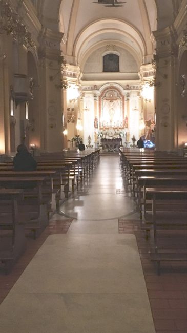 Chi non mettera tappeto i  chiesa - 1