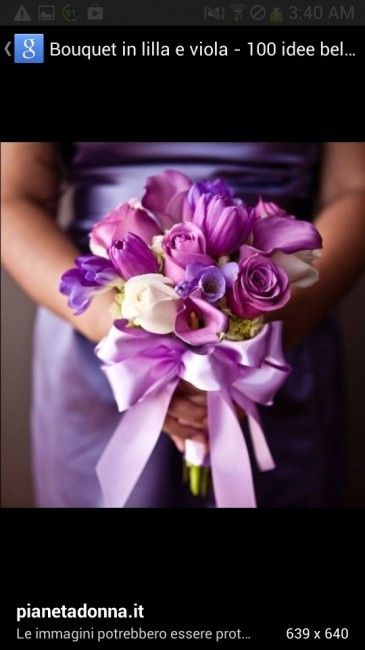 colori matrimonio: rosa antico e viola! 