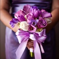 colori matrimonio: rosa antico e viola! 