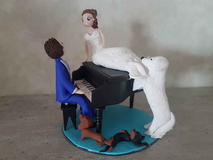  Cake topper sposi in miniatura - 1