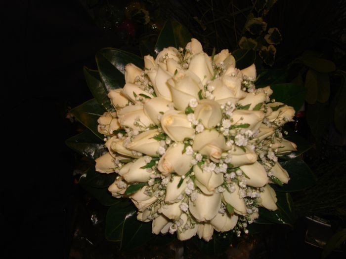 BUOQUET ROSE COMPATTE