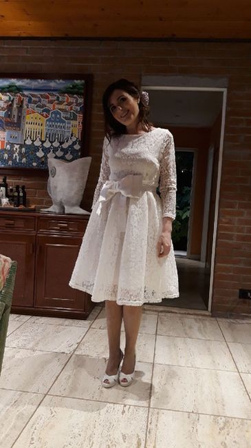 Matrimonio in abito corto 9