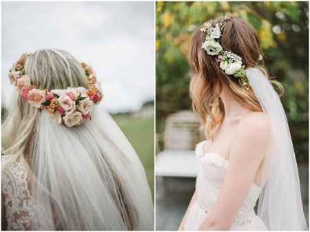 Coroncina di fiori per la sposa - 5