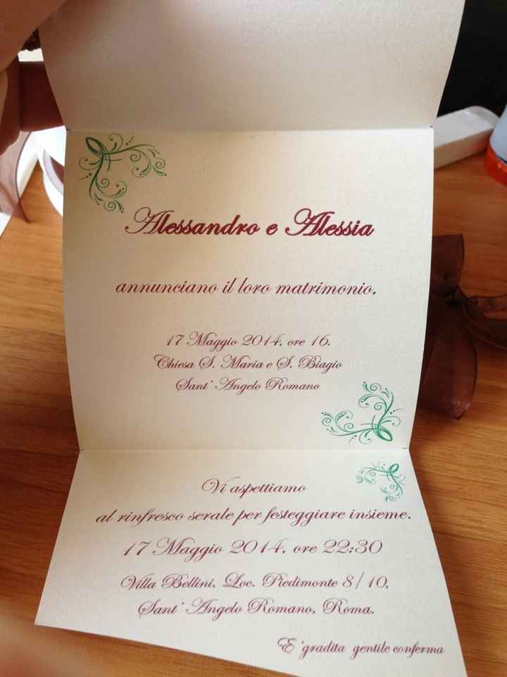 Partecipazioni più informali.... - 2