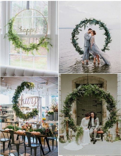 Decorazioni floral hoops - 2