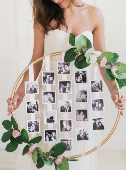 Decorazioni floral hoops - 5