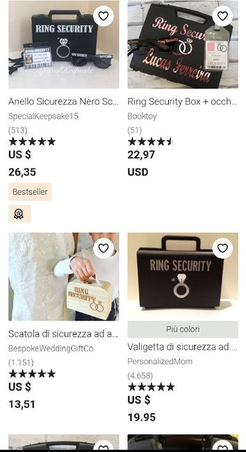 Portafedi speciale ring security 💍 - 1