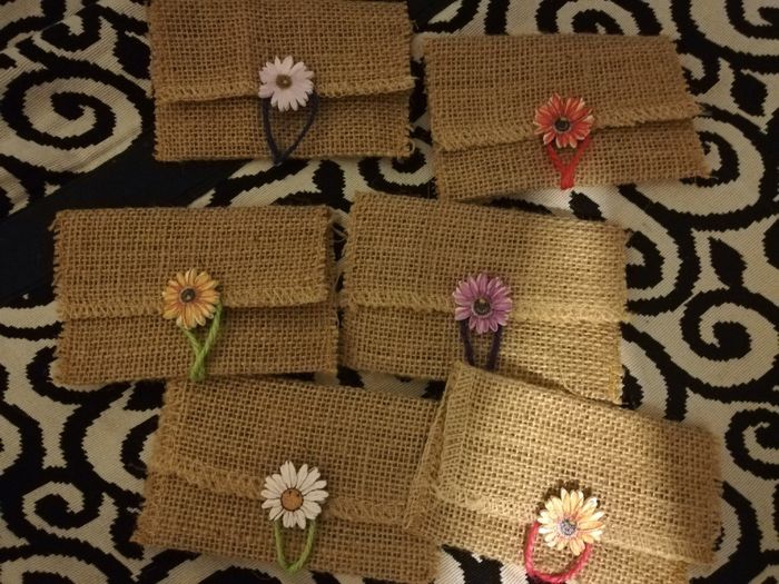 Confettata con i sacchetti di juta 🍬 - 2