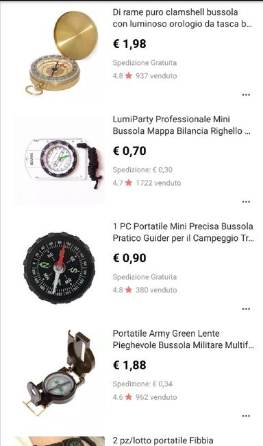 Bussola come segnaposti! - 1