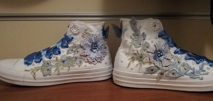 Scarpe converse bianche da personalizzare - 1