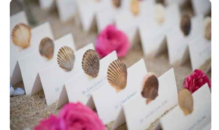 Tema mare:consigli, idee tableau, segnaposti, bomboniere... - 2