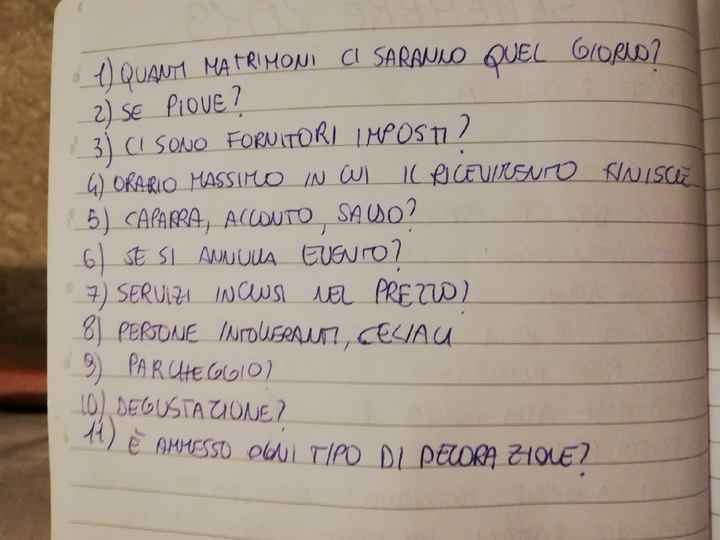 Appunti utili quadernino matrimonio! - 1