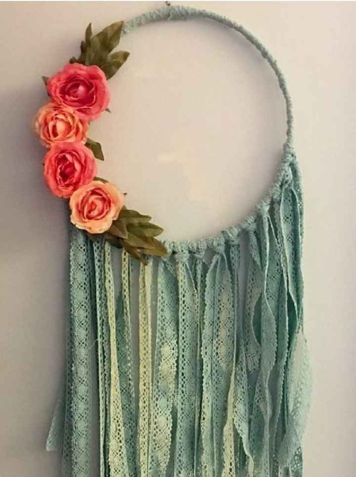 Decorazioni floral hoops - 3