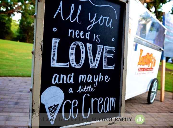 Wedding ice cream!! 🍦🍦🍦 - 1