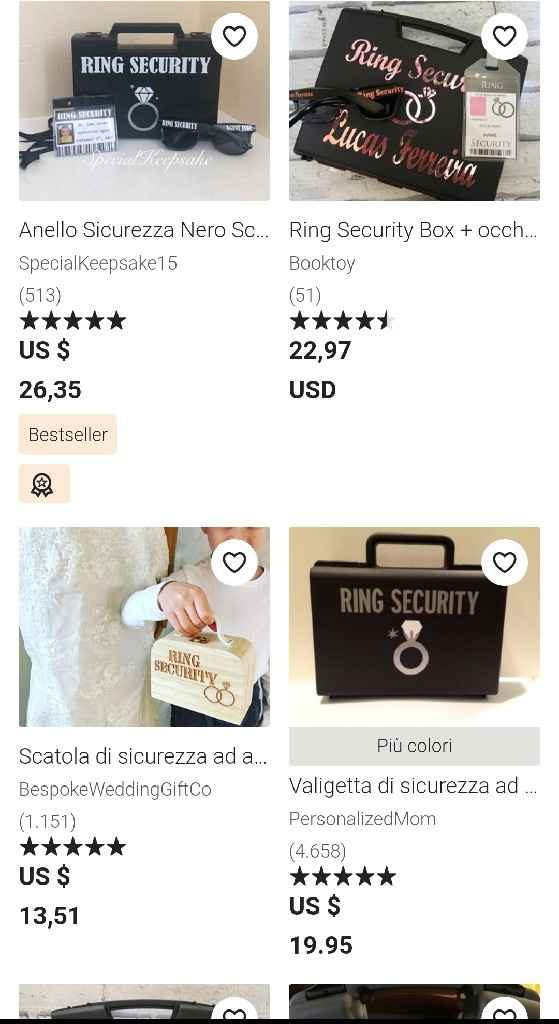 Portafedi speciale ring security 💍 - 1