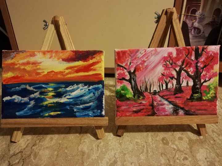 Primi due centrotavola finiti! 🤗🎨 - 1