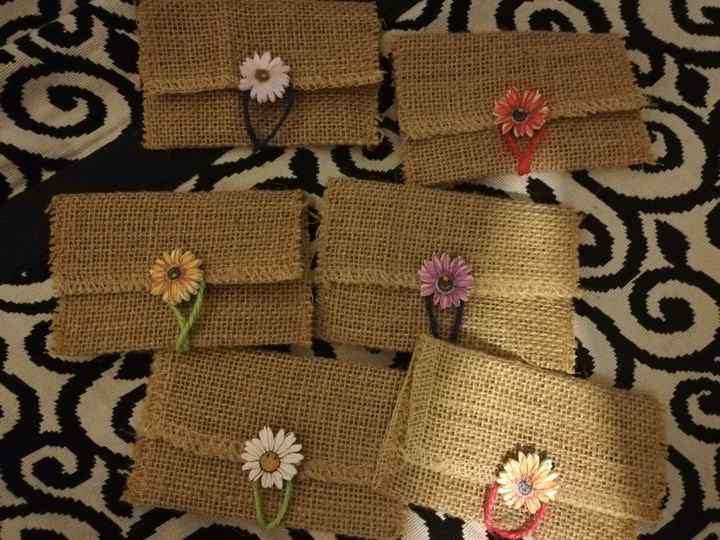 Confettata con i sacchetti di juta 🍬 - 2