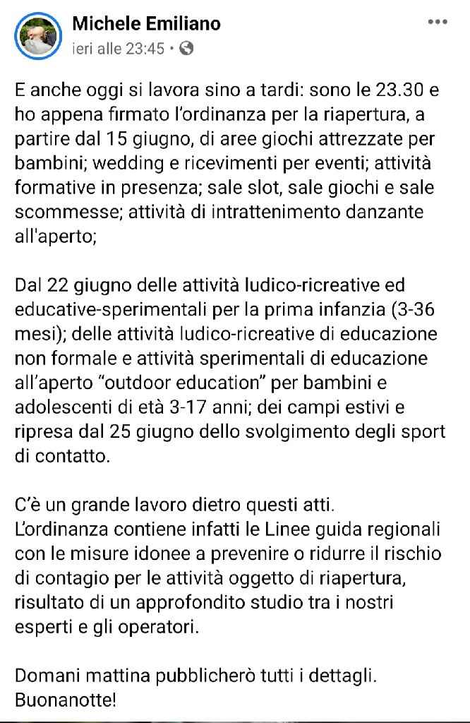 da luglio 2020 in poi - chi non intende rimandare - 1