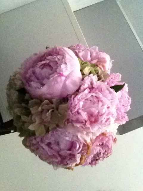 Bouquet peonie e ortensie