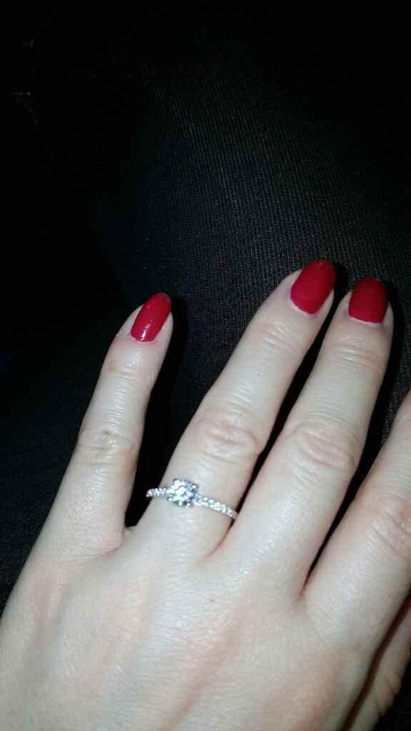 Eh a san valentino anello fù:)))  più proposta:))) feliceee - 1