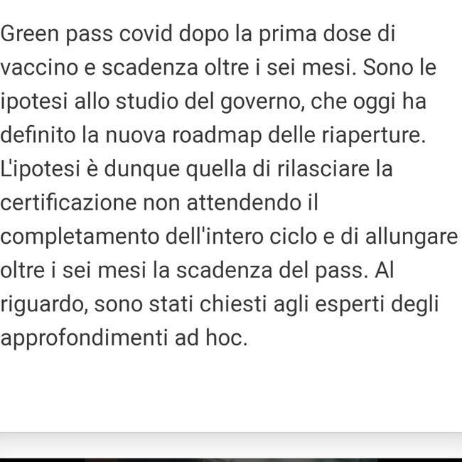 Nuovo decreto e Green pass - 1
