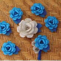 Bottoniere (il bouquet era uguale, cambiava solo il libro usato per i petali bianchi)