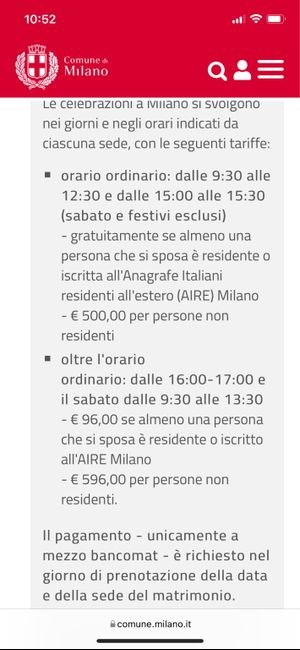 Al comune di Milano ma con residenza in provincia 1