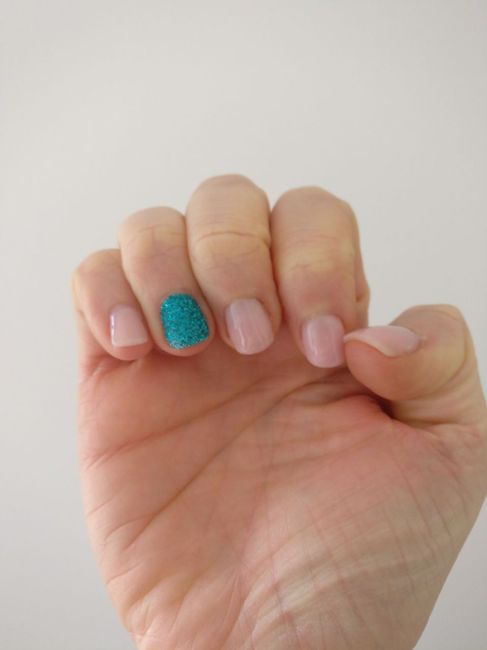 unghie con effetto glitter -2