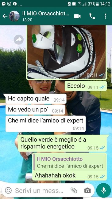 Condividi lo screenshot dell'ultimo messaggio che vi siete inviati - 1