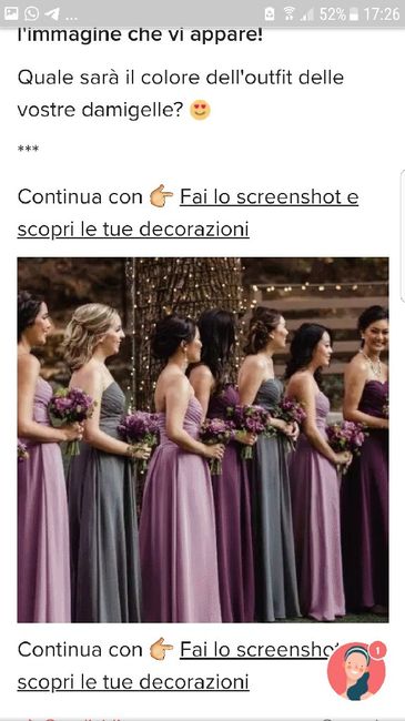 Fai lo screenshot e scopri il vestito delle tue damigelle 13