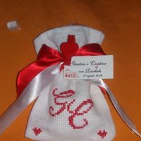 Portafedi e sacchettini punto croce - 3