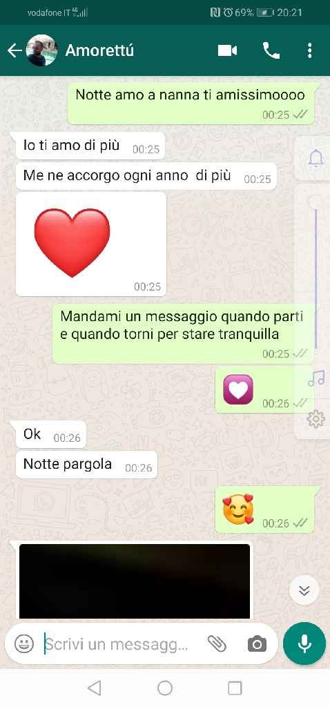 Condividi lo screenshot dell'ultimo messaggio che vi siete inviati - 1