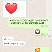 Condividi lo screenshot dell'ultimo messaggio che vi siete inviati - 1