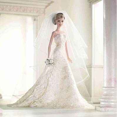 Barbie sposa con abito Vera Wang