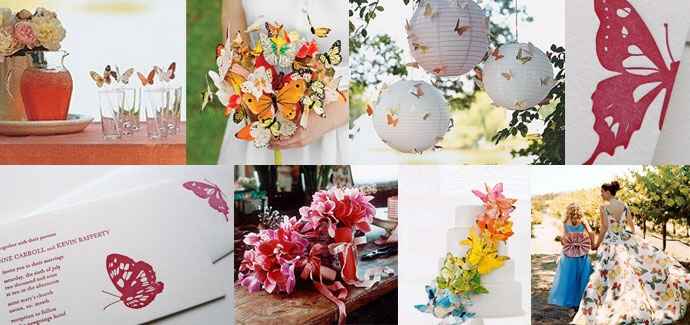 Tema farfalle e fiori - 1