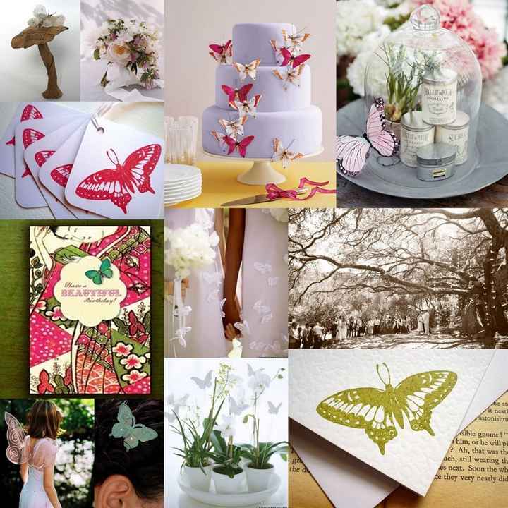 Tema farfalle e fiori - 4