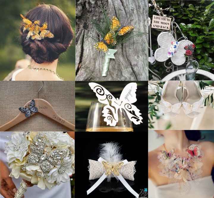 Tema farfalle e fiori - 7