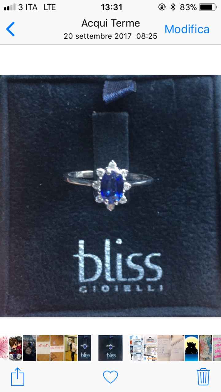  Anello di fidanzamento il giorno del matrimonio? - 1