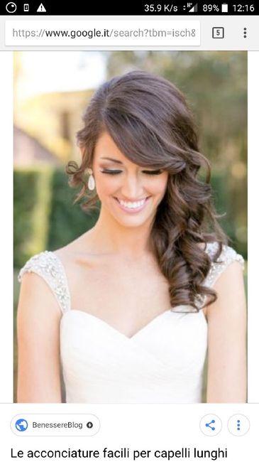 Acconciatura abito sposa schiena scoperta - 3