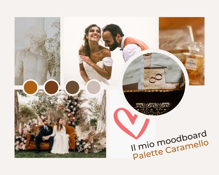 Il mio moodboard - palette caramello 1