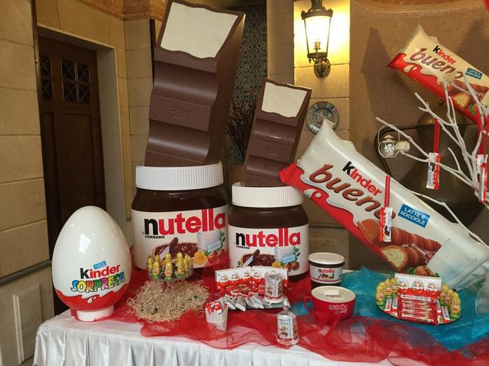 Uno sweet corner speciale: l'angolo Kinder al matrimonio! 🍫 3