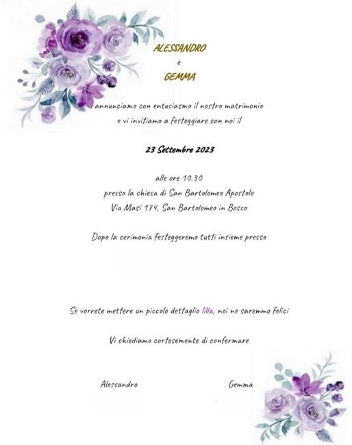 Partecipazioni fai da te 1