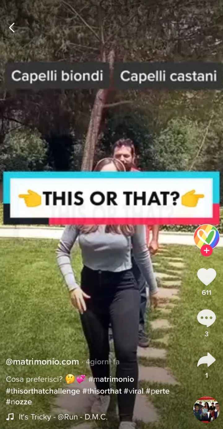 Questo o quello? La challenge delle nozze 🤷‍♀️ - 1