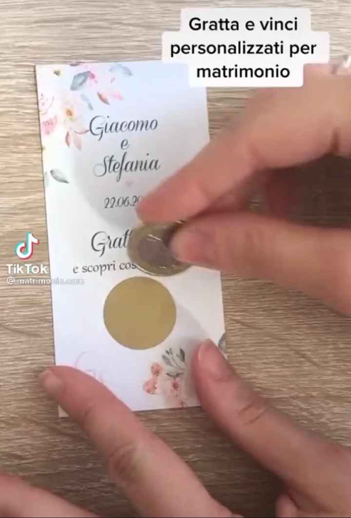Gratta e vinci per personalizzare le partecipazioni? 💡 - 1