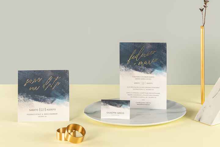 Partecipazione ad acquarello: vota! - 1