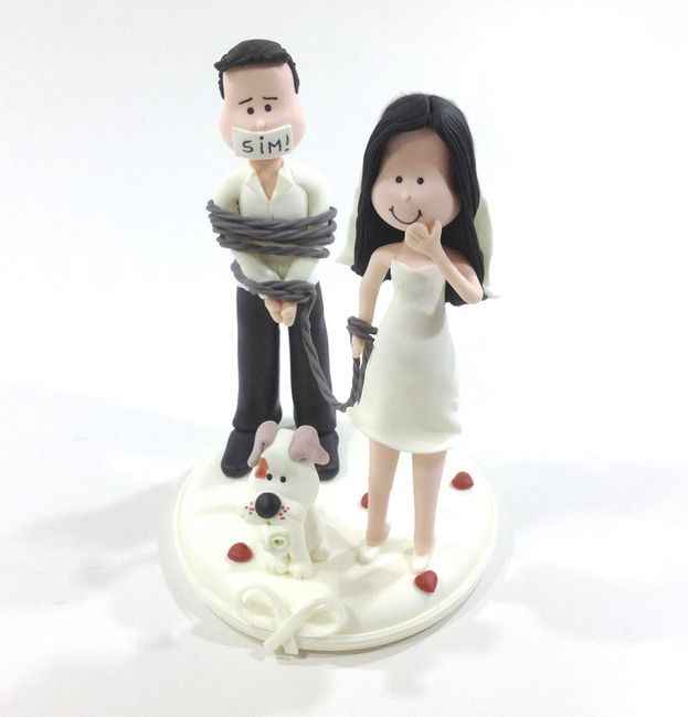 Cake topper "sposo in trappola": fan o hater? - 1